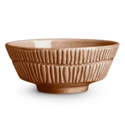 Stripes skål Ø15 cm, Cinnamon