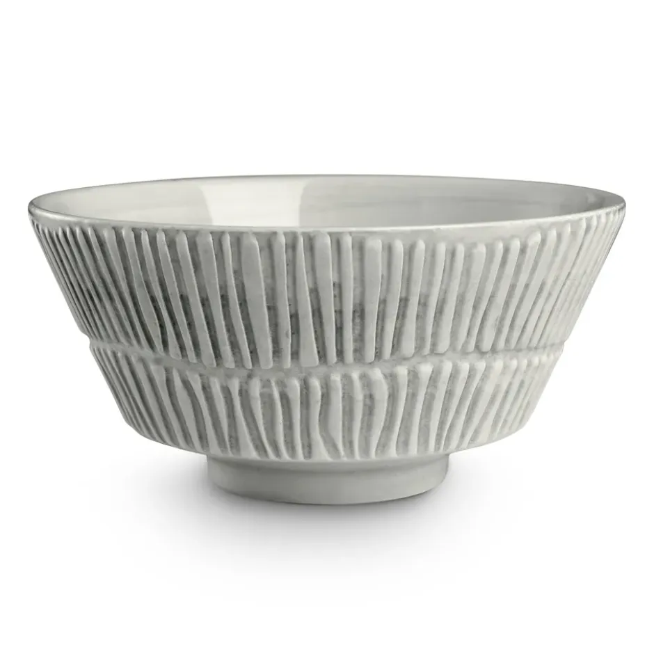 Stripes skål 16 cm, Grå