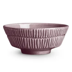 Stripes skål Ø15 cm, Plum