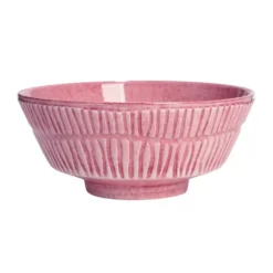 Stripes skål Ø15 cm, Rosa