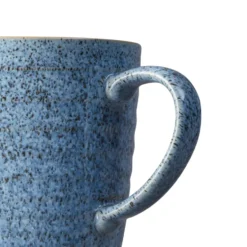 Studio Blue räfflad mugg 40 cl, Flint-chalk