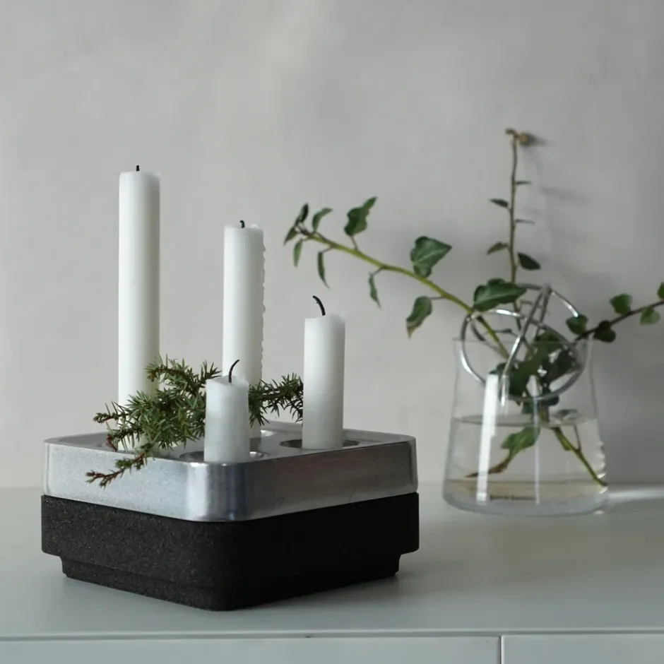 Stumpastaken Fyran, Polerad aluminium