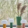 Styles LED-lampa portabel Ø15 cm, Green