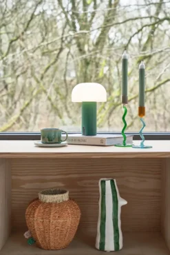 Styles LED-lampa portabel Ø15 cm, Green
