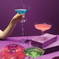 Sugar Dandy coupeglas 32 cl, Blå