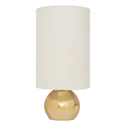 Suki bordslampa Ø22,5x43 cm, Gold-white