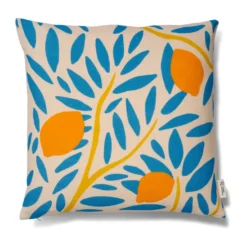 Sunny citrus kuddfodral 50x50 cm, Blå