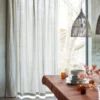 Sunrise gardin med veckband 280x290 cm, Oatmeal