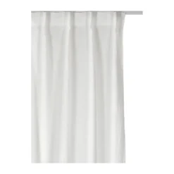 Sunrise gardin med veckband 140x290 cm, White