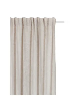 Sunshine gardin med veckband 140x250 cm, Oatmeal