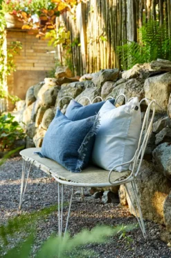 Sunshine kuddfodral 50x50 cm, Silence (blå)