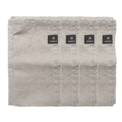 Sunshine servett 4-pack, Ash (ljusgrå)