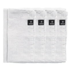 Sunshine servett 4-pack, vit
