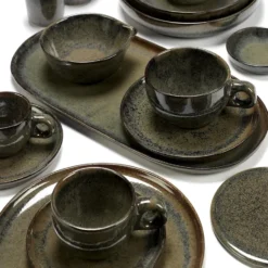 Surface cappuccinokopp med fat 23 cl, Indi grey