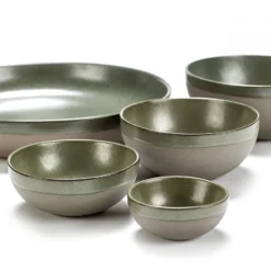 Surface frukostskål 13 cm, Grey-camogreen