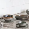 Surface frukostskål 11 cm, Grey-camogreen