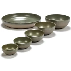 Surface serveringsskål 19 cm, Camogreen