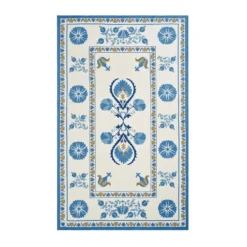 Suzani bordsduk, Blue, 350x150 cm