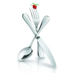Svensk matgaffel silver, 20,5 cm