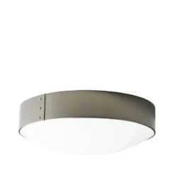 Svep plafond, råjärn, ø45cm, opal akryl