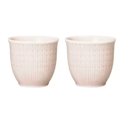 Swedish Grace äggkopp 2-pack, Ros