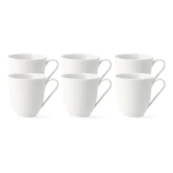 Swedish Grace mugg 30 cl, 6-pack snö (vit)