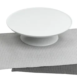 Swedish Grace tårtfat 31 cm, Snö (vit)