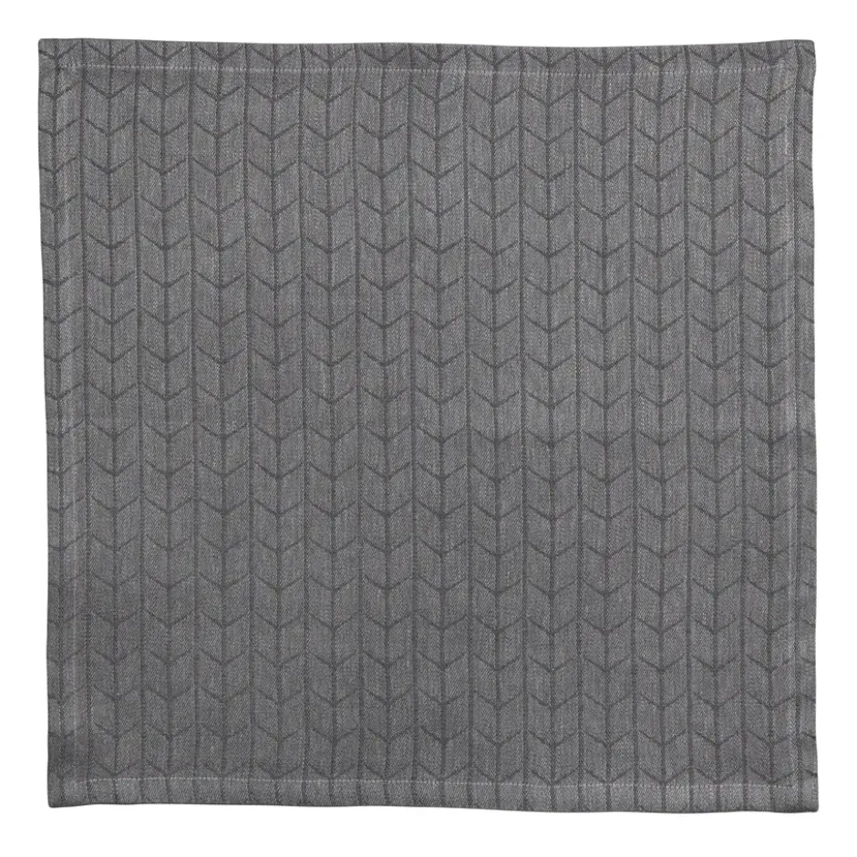 Swedish Grace tygservett 45x45 cm, Sten