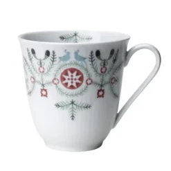 Swedish Grace Winter mugg 30 cl, vit