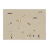 Swimmers poster, Beige, 50x70 cm