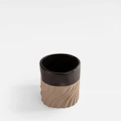 Swirl kopp 24 cl, Svart-beige