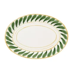 Swirl serveringsfat, Green, 32 cm