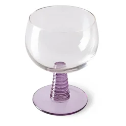 Swirl vinglas låg, Purple