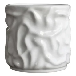 Swoon kruka Ø15 cm, Shiny white