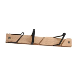 Tamburin kroklist 31,5 cm, Ek-svart