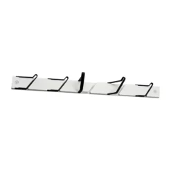 Tamburin kroklist 52,5 cm, Vit-svart