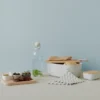 TAPAS serveringsset, Vit-beige-grå