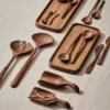 Teak salladsbestick 2 delar, Brun