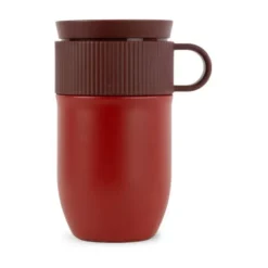Ted bilmugg termosmugg 28 cm, Vinröd