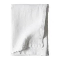 Tell Me More linneduk 145x270 cm, Bleached white