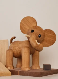 Tembo elefant dekoration 41 cm, Ek