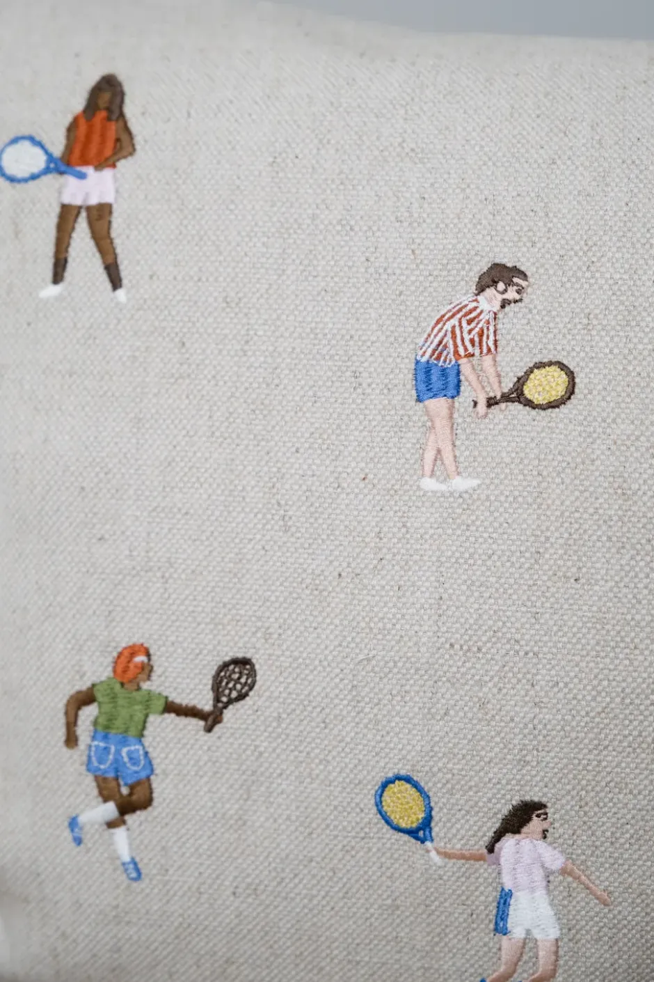 Tennis kuddfodral 48x48cm, Nature