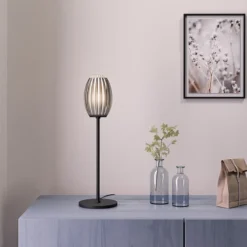 Tentacle bordslampa 50 cm, Svart-rökfärgad