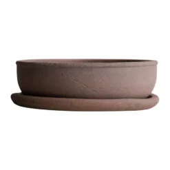 Terra bowl kruka, Brown, Ø30x10,5 cm