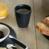 Terra cappuccinokopp, Svart stengods, 14,5 cl