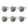 Terra espressokopp 9 cl 6-pack, Pearl Grey