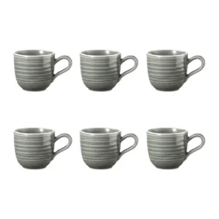 Terra espressokopp 9 cl 6-pack, Pearl Grey