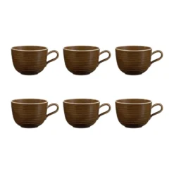Terra kopp 38 cl 6-pack, Earth Brown