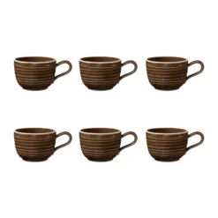 Terra kopp 20 cl 6-pack, Earth Brown