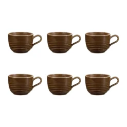 Terra kopp 26 cl 6-pack, Earth Brown